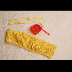 Victoria's Secret Yellow Bralette Only
